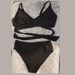 Cross Bikini Wrap Swimuit